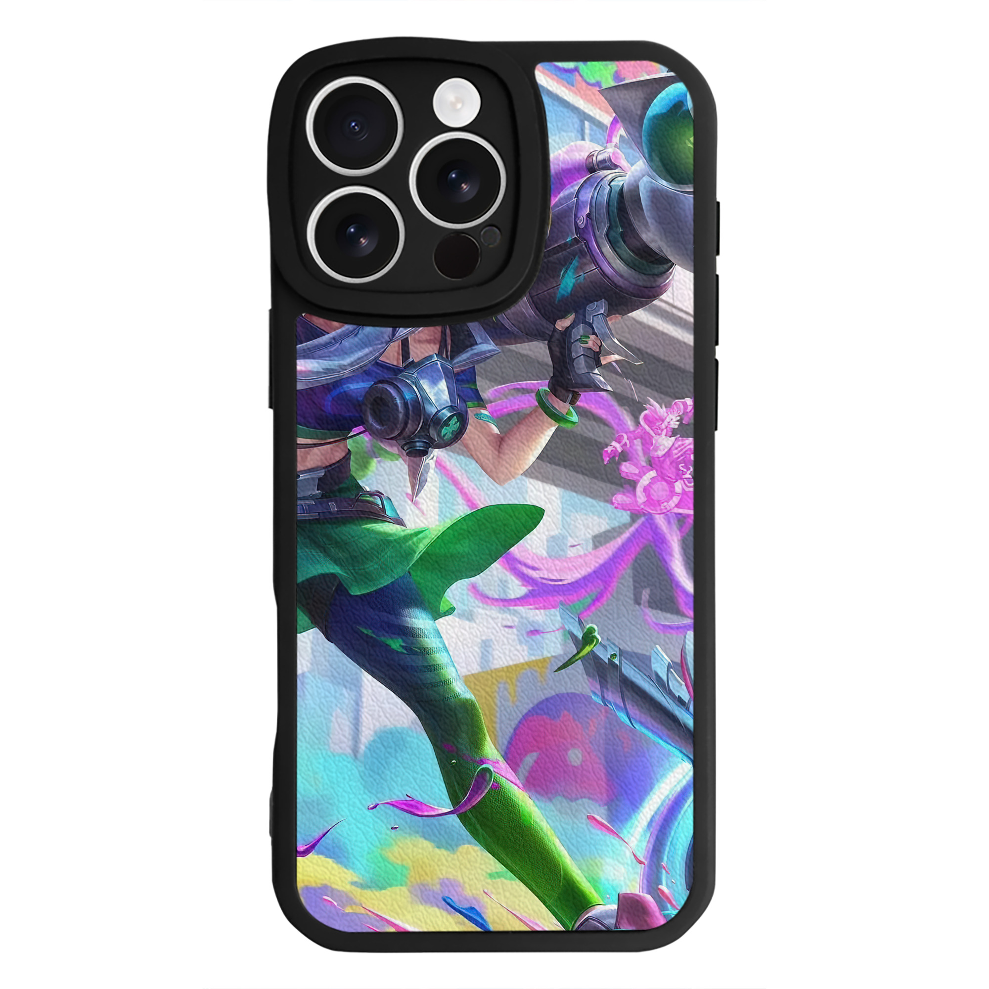 リーグ・オブ・レジェンド League of Legends LOL 【iPhone 16シリーズ対応】シリコンスマホケース（レザー調） 材質：シリコン